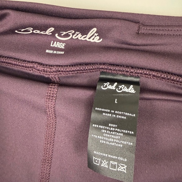 Bad Birdie Double Down Skort LG Purple Jammy Pleated Golf Pickleball Tenniscore - Picture 4 of 7